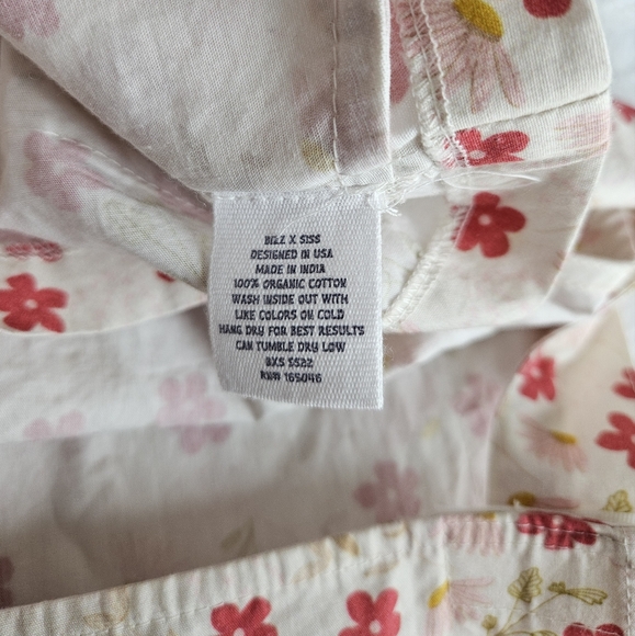 Floral Overalls and Striped Dress Set - Picture 6 of 6